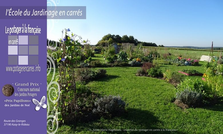 Le Potager en carrés à la française – École du Jardinage en Carrés