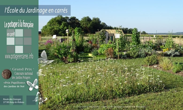 Le Potager en carrés à la française – École du Jardinage en Carrés